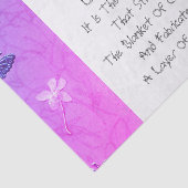 Papier Mousseline L'Amitié Est Le Fil (Détail)