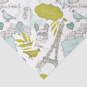 Papier Mousseline L'amour à Paris Motif (Détail)