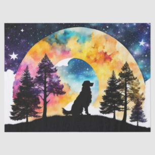 Papier Mousseline L'amour est un chien qui t'attend