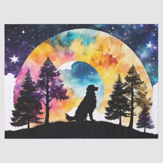 Papier Mousseline L'amour est un chien qui t'attend (Recto)