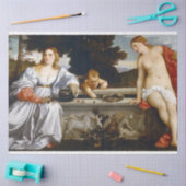 Papier Mousseline L'amour sacré et profane, Tiziano Vecelli, 1515 (Artisanat)