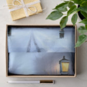 Papier Mousseline Lampes De Rue Fluant En Hiver Pays Des Merveilles (Cadeau)