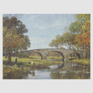 Papier Mousseline L'Ancien Pont (par Theodore Robinson)