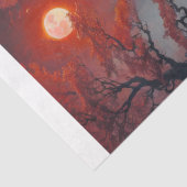 Papier Mousseline Landscape with Waterfall Decoupage (Détail)