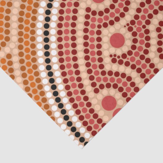 Papier Mousseline Landschaft vor der Besiedelung (Détail)