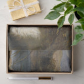 Papier Mousseline Landseer Newfoundland Dog (animal noir et blanc) (Cadeau)