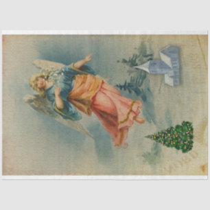 Papier Mousseline L'ange de Noël volant