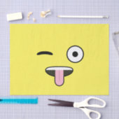 Papier Mousseline Langue Emoji (Artisanat)
