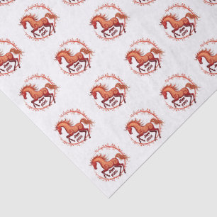 Papier Mousseline L'année du cheval 2026