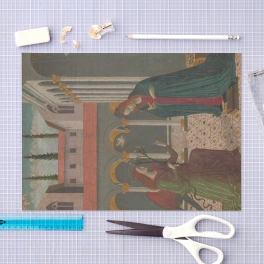 Papier Mousseline L'Annonciation de Alesso di Benozzo (Artisanat)