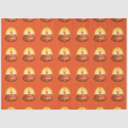 Papier Mousseline Lanterne de Diwali (Recto)