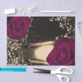 Papier Mousseline Lanterne de lueur rustique Magenta Berry Rose Mari (Artisanat)