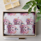 Papier Mousseline Lanterne rose Jack-O' Orange Feuille Halloween bla (Cadeau)