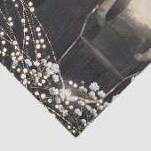 Papier Mousseline Lanterne Rustique Baby's Breath & Mariage aux Lumi (Détail)