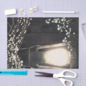 Papier Mousseline Lanterne Rustique Baby's Breath & Mariage aux Lumi (Artisanat)