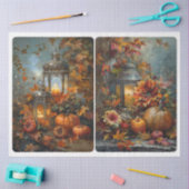 Papier Mousseline Lanternes d'automne (Artisanat)