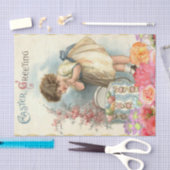 Papier Mousseline L'anticipation des oeufs de Pâques (Artisanat)