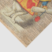 Papier Mousseline Lapin blanc Alice dans l'illustration de cru du (Détail)