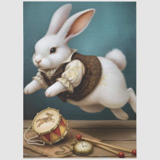 Papier Mousseline Lapin de conte de fées