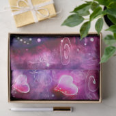 Papier Mousseline Lapin de flamme lapin Whimsical Floral Decoupage (Cadeau)