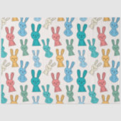 Papier Mousseline Lapin de Pâques (Recto)