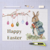 Papier Mousseline Lapin de Pâques (Artisanat)