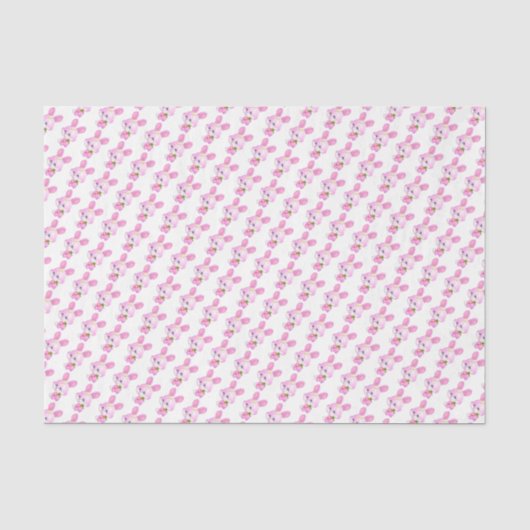 Papier Mousseline Lapin de Pâques (Recto)