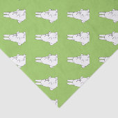 Papier Mousseline Lapin de Pâques (Détail)