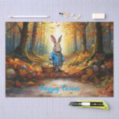 Papier Mousseline Lapin de Pâques  (Artisanat)