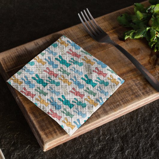 Papier Mousseline Lapin de Pâques