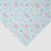 Papier Mousseline Lapin de Pâques à la Ferme (Détail)