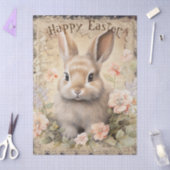 Papier Mousseline Lapin de printemps de Pâques (Artisanat)