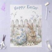 Papier Mousseline Lapin de printemps de Pâques (Artisanat)