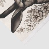 Papier Mousseline Lapin en ligne Art Collage 1 papier décolpage (Détail)