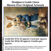 Papier Mousseline Lapin Lapin Habillé, Fleurs CW5L Découpage