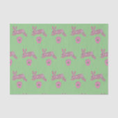 Papier Mousseline Lapin Lapin Topiary Ginger jarres (Recto)