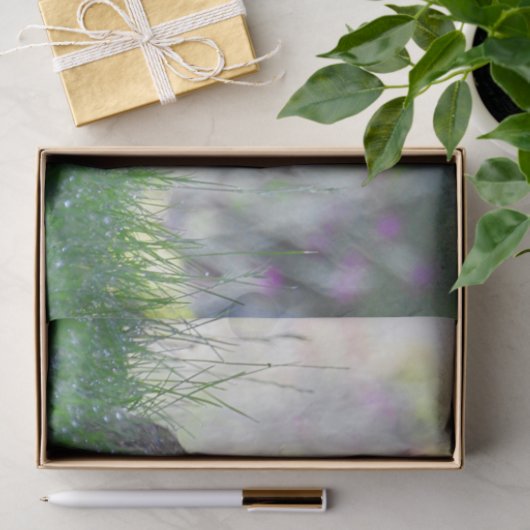 Papier Mousseline Lapin sauvage dans l'herbe (Cadeau)