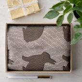 Papier Mousseline Lapin simili cuir mou (Cadeau)