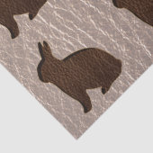 Papier Mousseline Lapin simili cuir mou (Détail)
