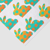 Papier Mousseline Lapin tacheté (Détail)