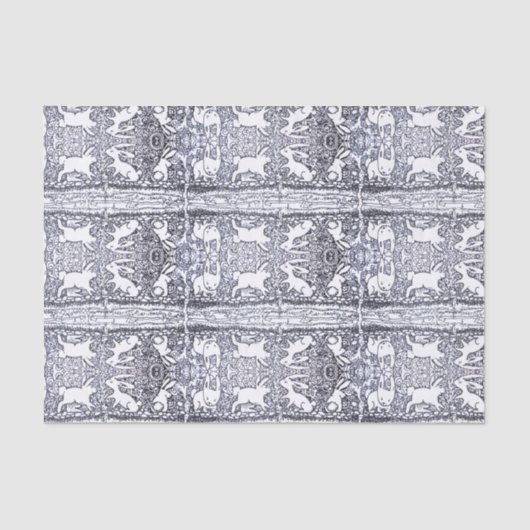 Papier Mousseline Lapins (Recto)