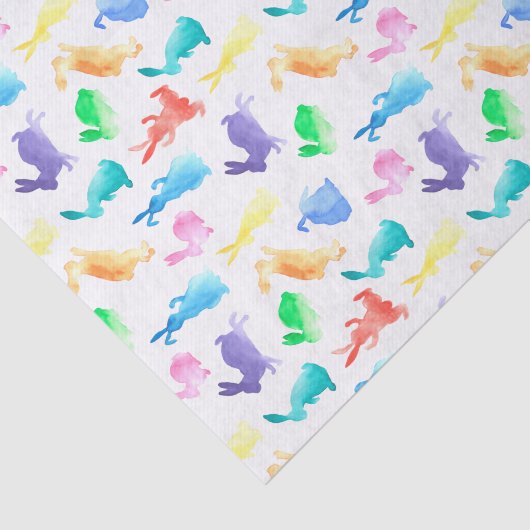 Papier Mousseline Lapins (Détail)