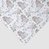 Papier Mousseline Lapins de printemps (Détail)