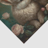 Papier Mousseline lapins de printemps (Détail)