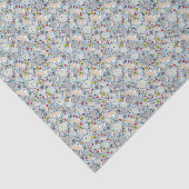Papier Mousseline Lapins en bleu (Détail)