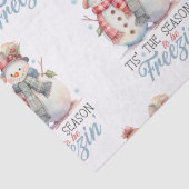 Papier Mousseline L'aquarelle est la saison de gel (Détail)