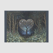 Papier Mousseline L'arbre de l'Imaginaire de l'Amour dans le jardin  (Recto)