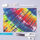 Papier Mousseline L'arc-en-ciel teignent en nouant (Artisanat)