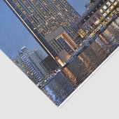 Papier Mousseline L'architecture de Dubaï la nuit (Détail)