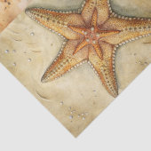 Papier Mousseline Large Scenic Starfish, Anchors & Crab Decoupage (Détail)
